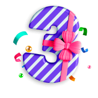 3 deposit bonus